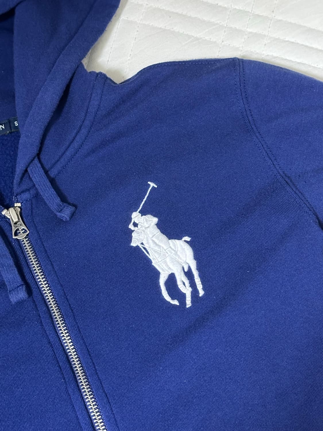 폴로 랄프로렌 빅포니 블루 후드집업 상품이미지2