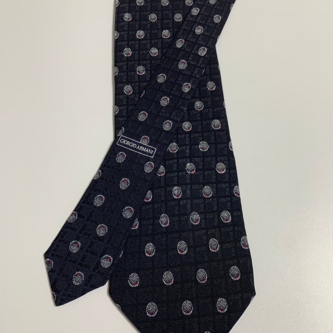 조르지오 아르마니(ARMANI) 블랙 명품 정장넥타이 A+등급 상품이미지4