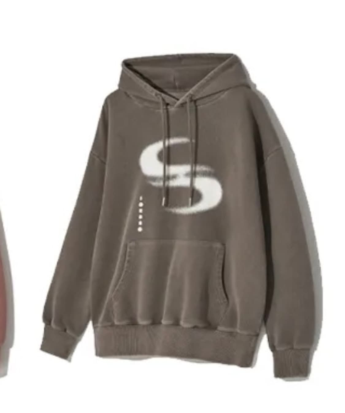 소라노 후드티 브라운 오트밀 상품이미지1