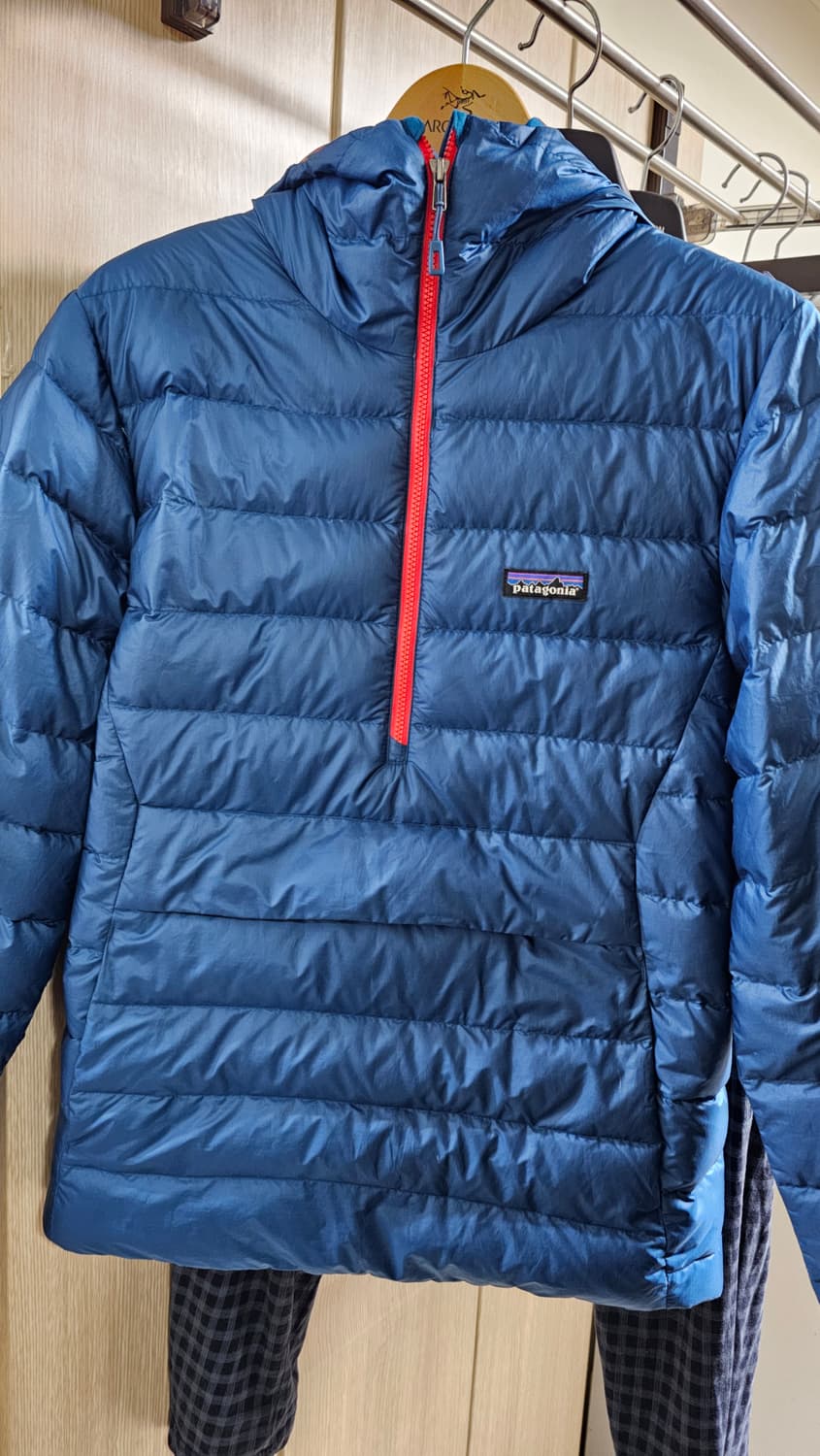 파타고니아 다운스웨터 후디 풀오버 big sure blue s(95-98 상품이미지2
