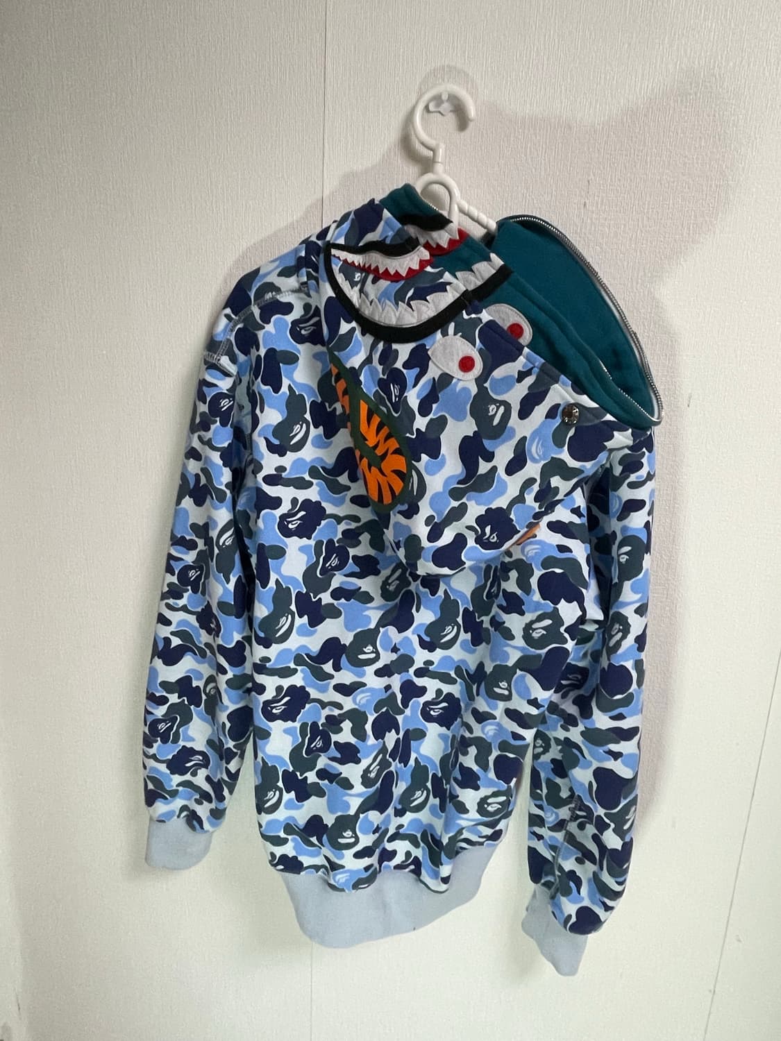 베이프 ABC 카모 더블샤크 후드집업 상품이미지2