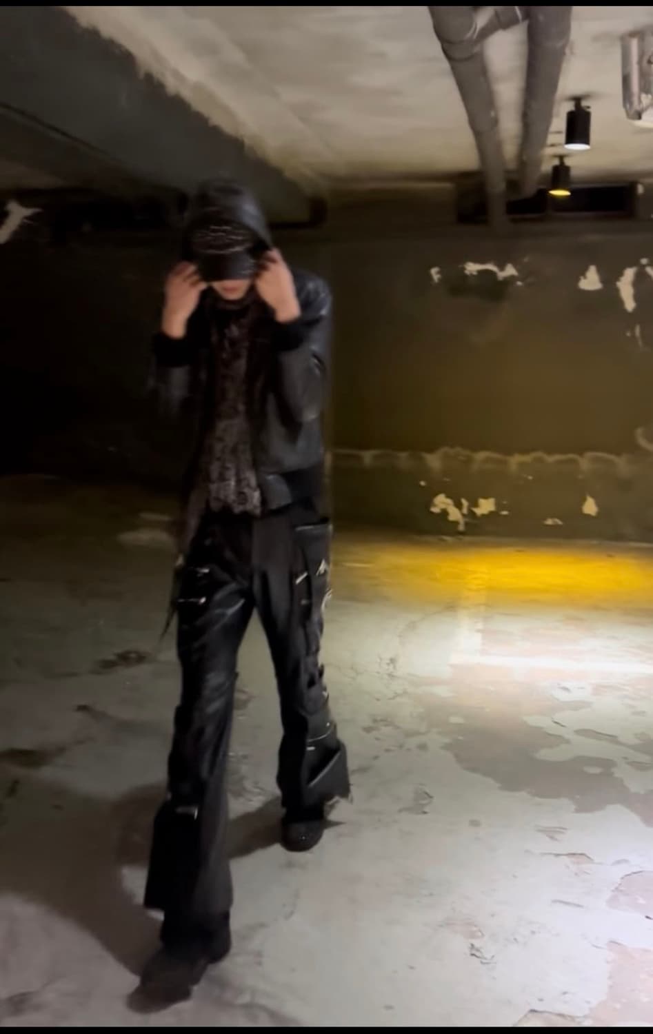 [Opium Moussy]Black Hoodie Padded 2-way 상품이미지1