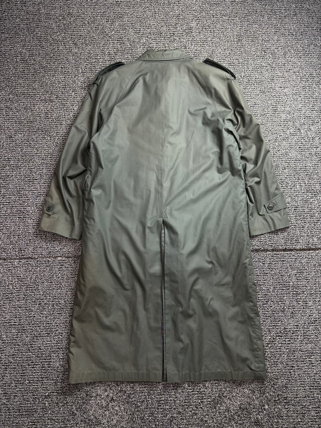 90s YSL 입생로랑 아카이브 내피 싱글 트렌치 코트 2465 상품이미지6