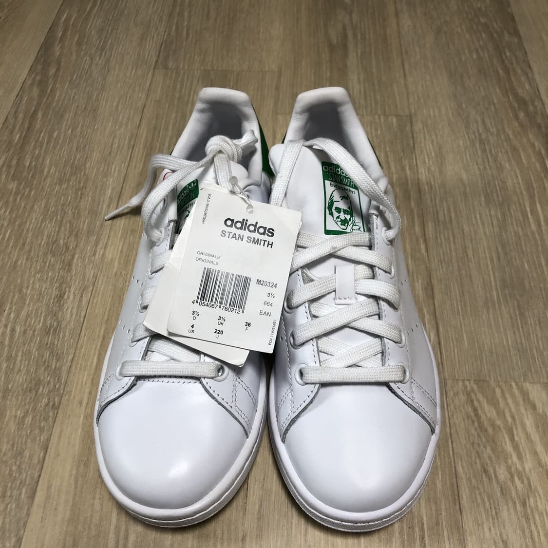 (220) 새상품 아디다스 adidas 스탠스미스 화이트 리얼레더 상품이미지10