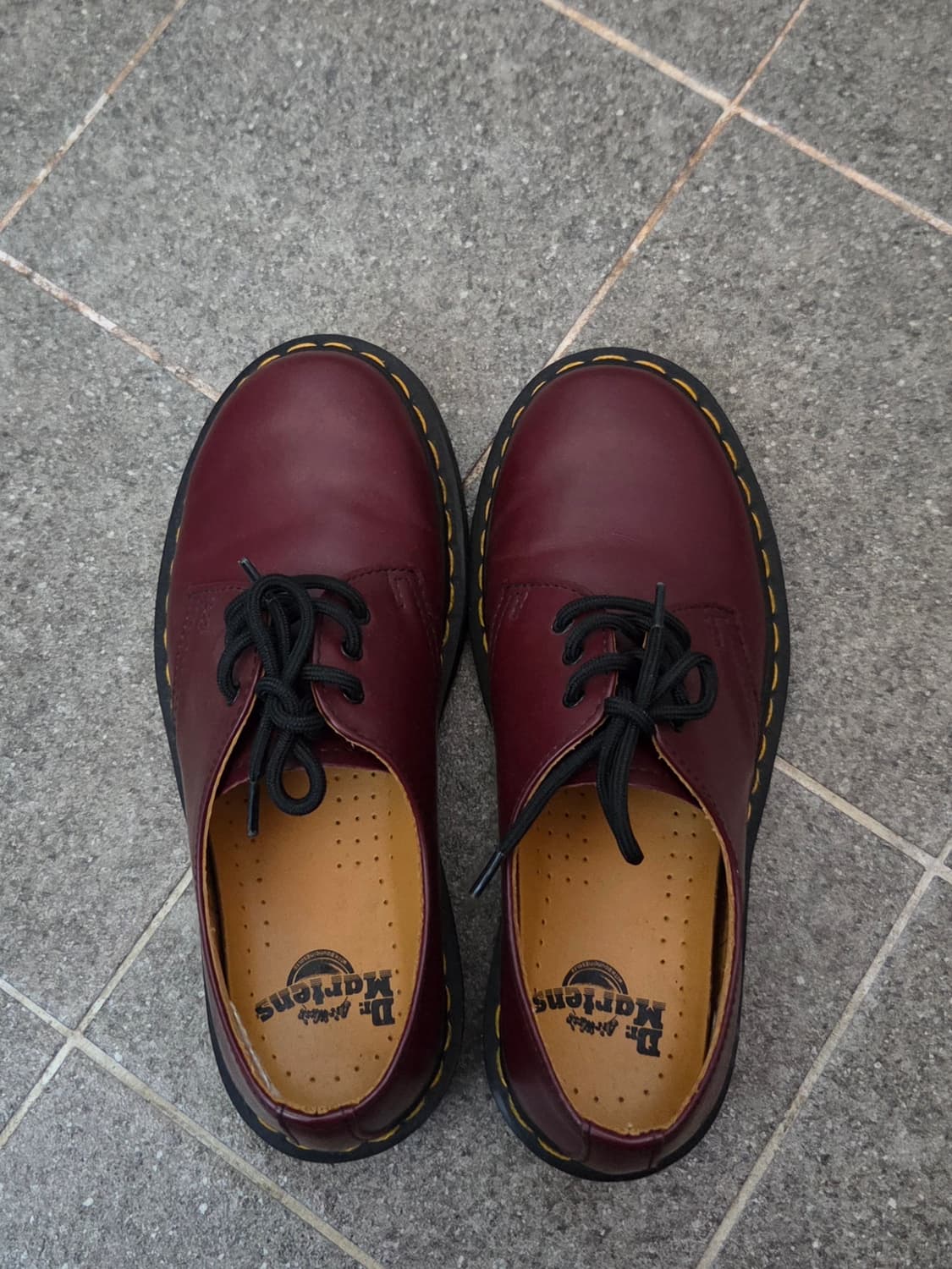 UK3 220 닥터마틴 3홀 1461 스무스 체리레드 상품이미지2