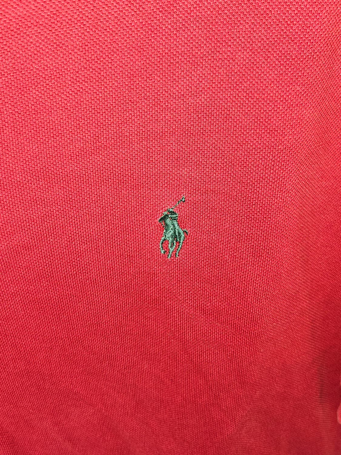 폴로 랄프로렌 레드 카라티 반팔 커스텀핏 XXL 남성 정품 상품이미지4