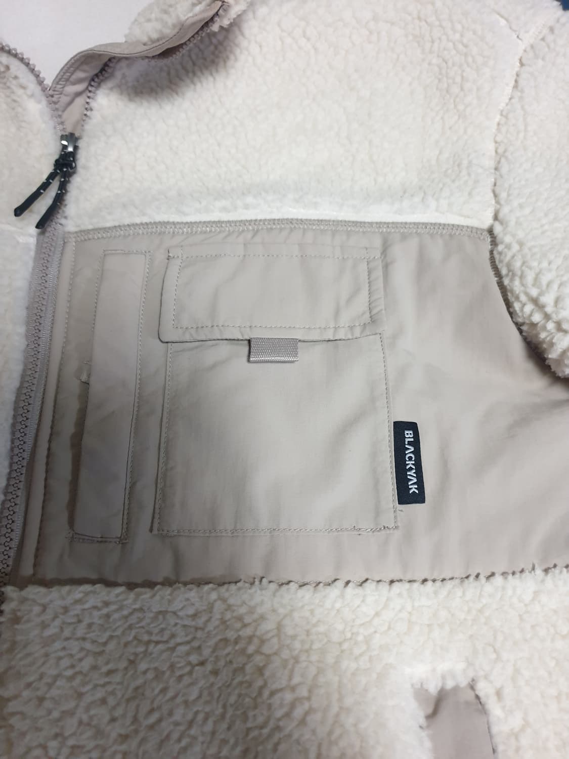 블랙야크 윈드블록 쉐르파 포메폴리스 자켓 크림 (L) 상품이미지2