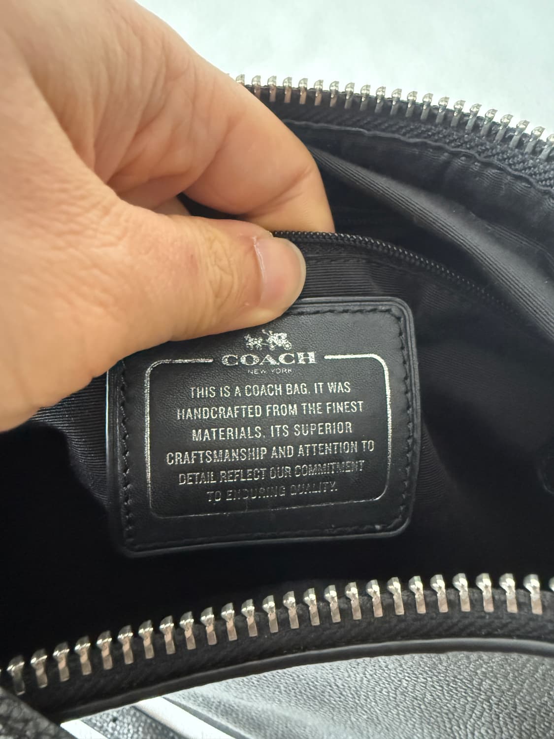 코치(COACH) 레더 호버 숄더백(크로스 가능) 상품이미지9