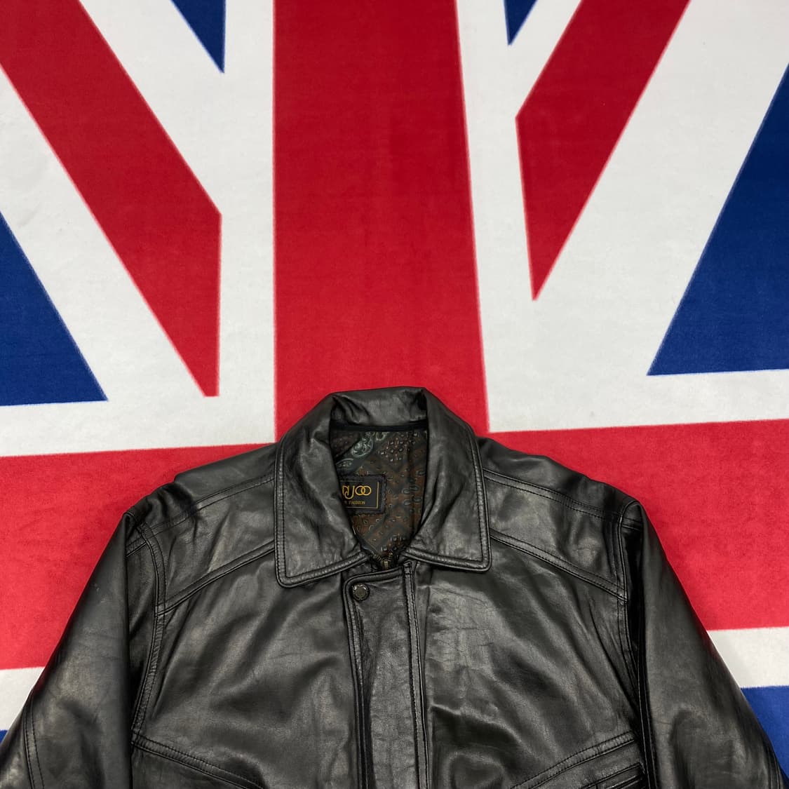 빈티지 리얼레더 봄버자켓 L 상품이미지2