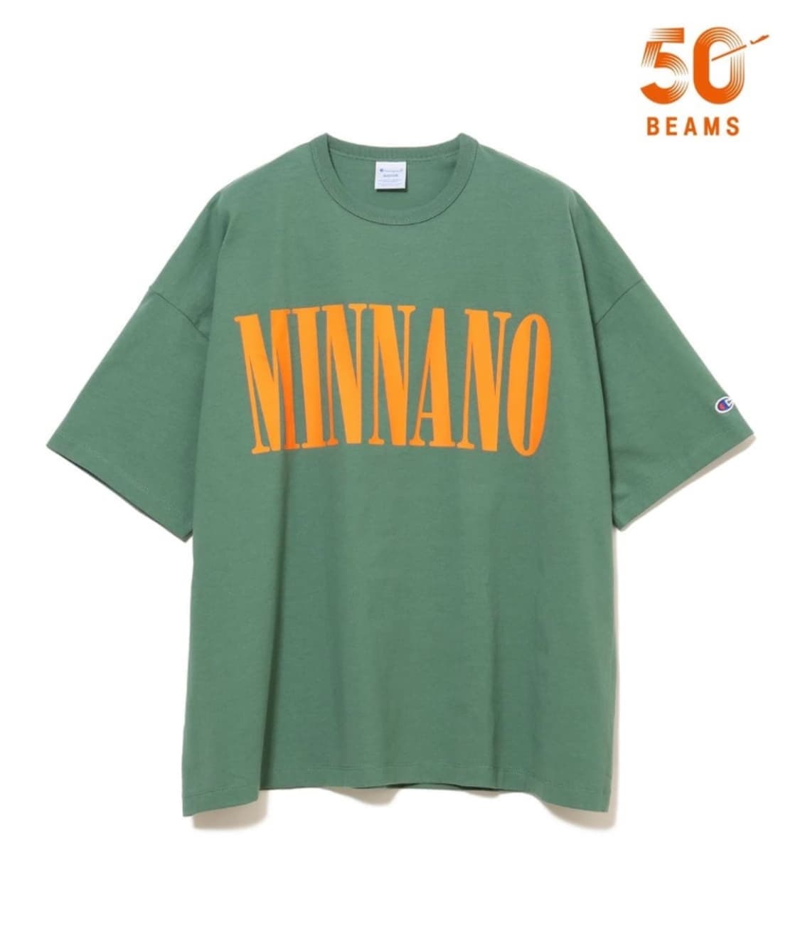 [XL] 민나노 x 챔피온 x 빔즈 50주년 하라주쿠 한정판 티셔츠 상품이미지1