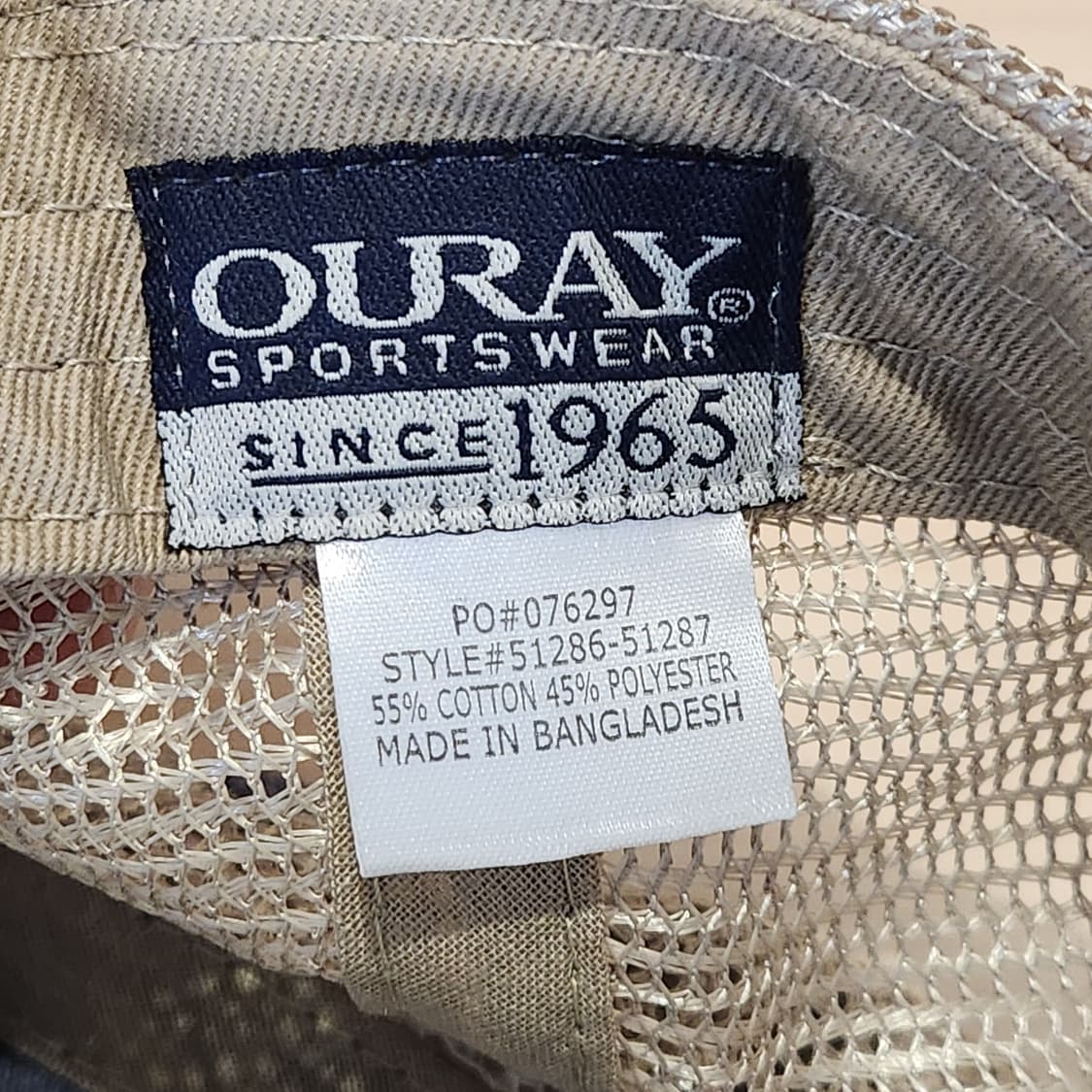 🧢 [OURAY] SAN DIEGO 워싱 빈티지 메쉬 캡 상품이미지6