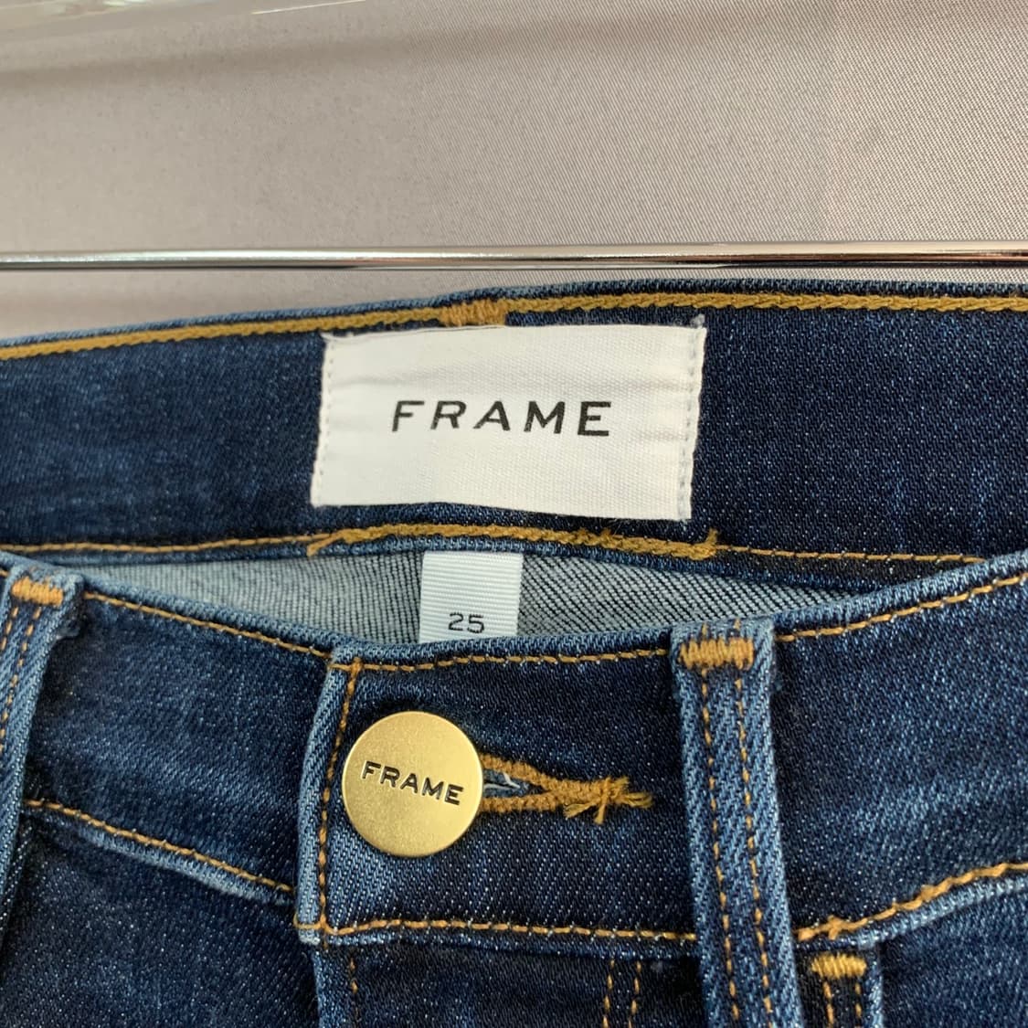 25인치 FRAME 프레임 르 스키니 드 쟈넨 스판 데님 청바지 상품이미지3