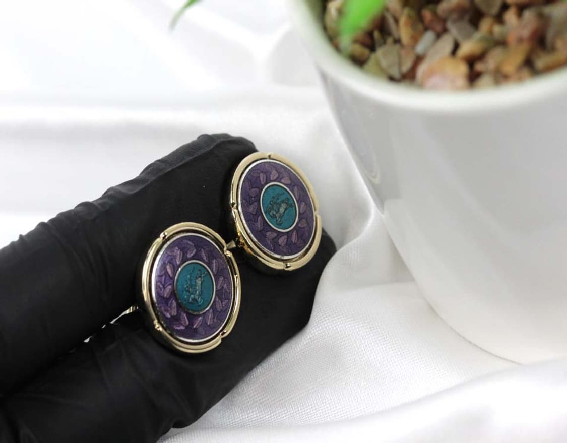 버버리 A등급 남자 명품 커프스 빈티지 상품이미지5