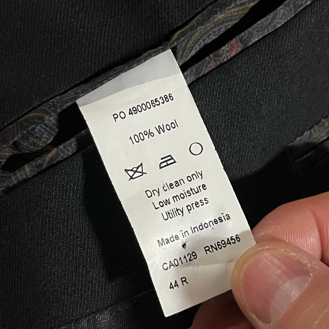 [107/35] 랄프로렌 블랙 정장 셋업 상품이미지9