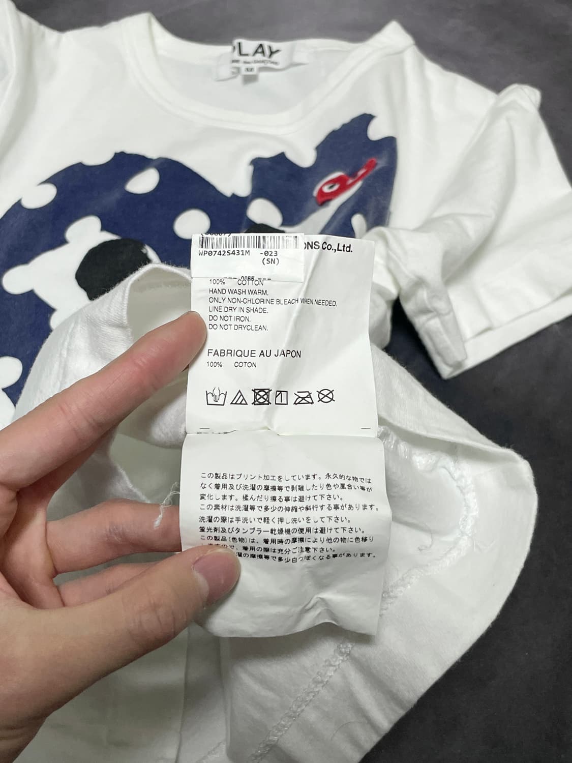 AD2020 Dots Heart Wappen T-shirt 상품이미지5