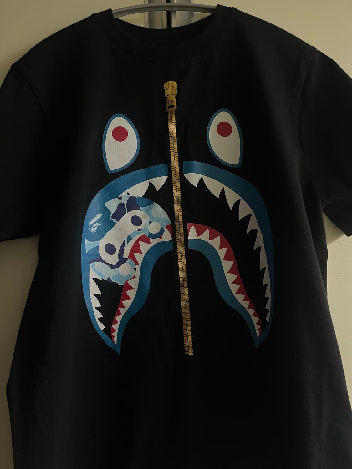 베이프 마일로 샤크 반팔 블랙 S 상품이미지2