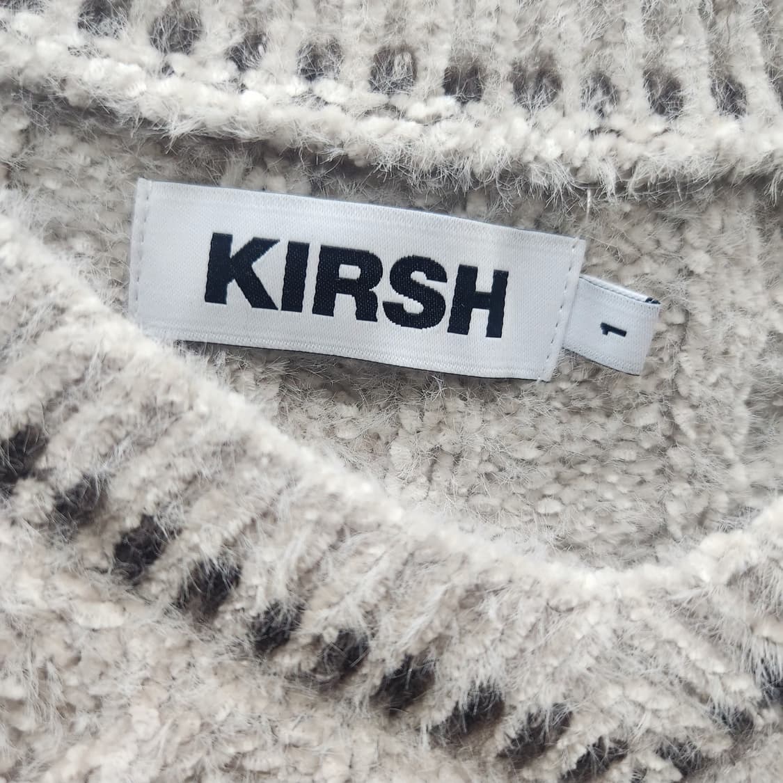 키르시 로고 케이블 크롭 니트 1(M) 상품이미지5