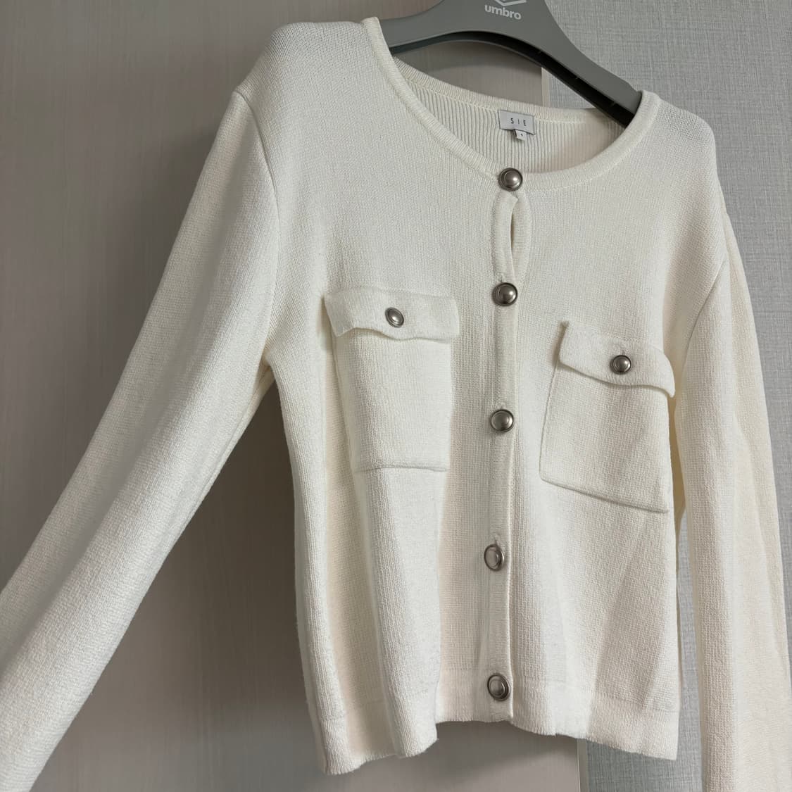 시에 SIE 클래시 니트가디건 (크림) 상품이미지5