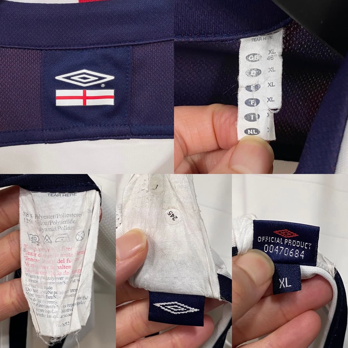 엄브로 03-05 잉글랜드 긴팔 리버시블 유니폼 상품이미지8