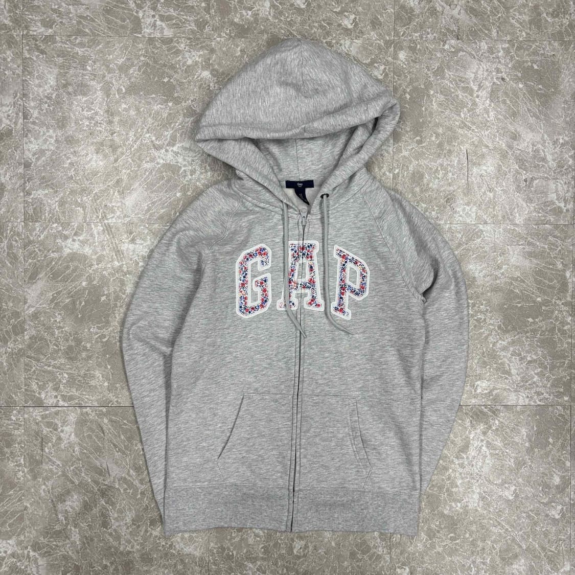 Gap 갭 그레이 여리핏 걸즈 스웻 후드집업 희귀져지(S) 상품이미지2