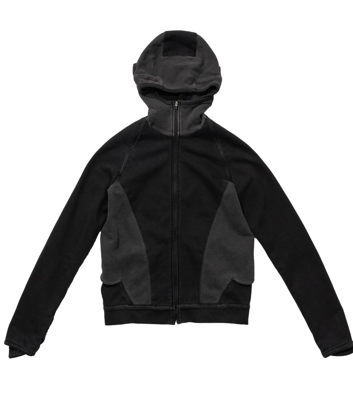 혜인서 25fw Slashed Zip Hoodie 4사이즈 챠콜 상품이미지1