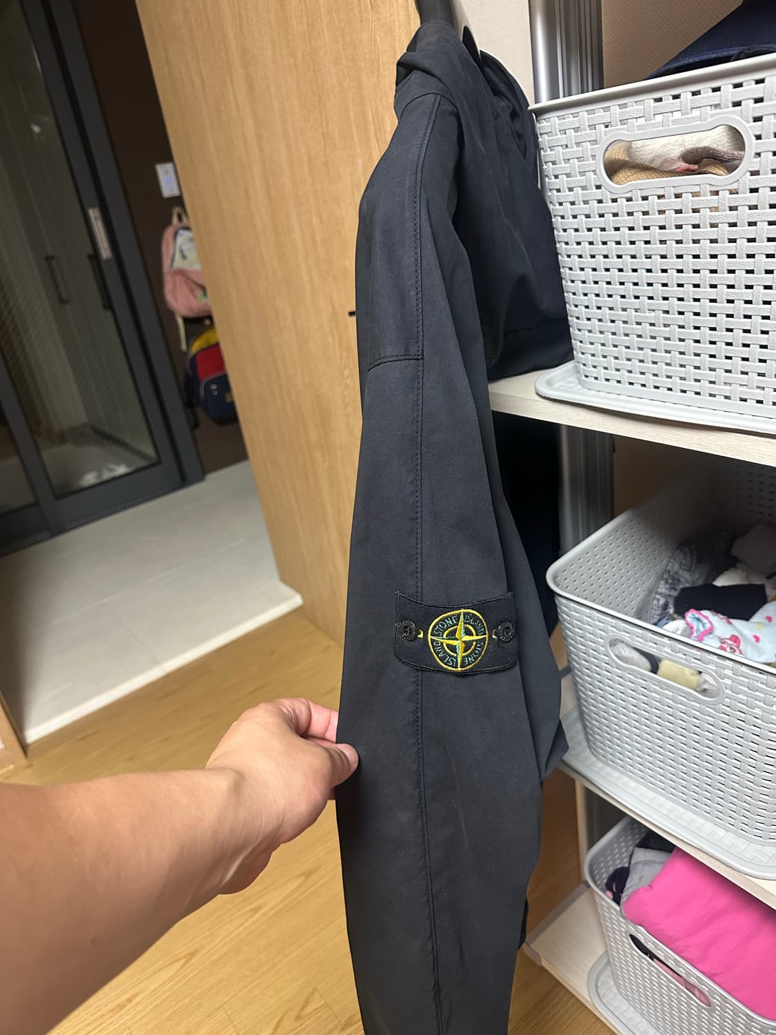 스톤아일랜드 후드 아노락 110 새상품급 매장판 상품이미지2