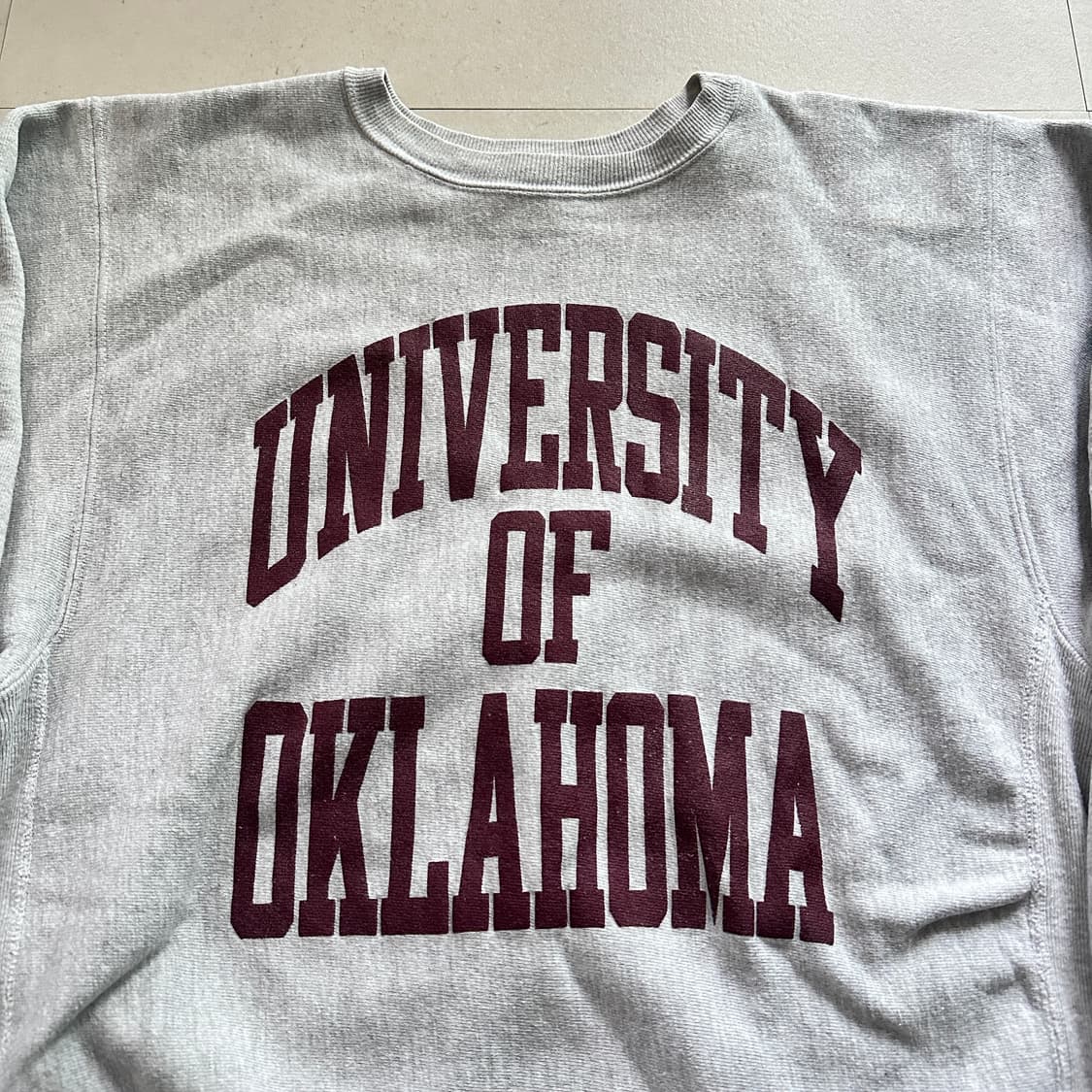 90s 챔피온 리버스위브 오클라호마 맨투맨(XL) MADE IN USA 상품이미지2