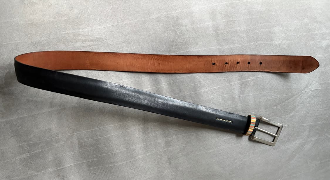 폴스미스 레더 벨트 블랙,넥타이 베이지  상품이미지5