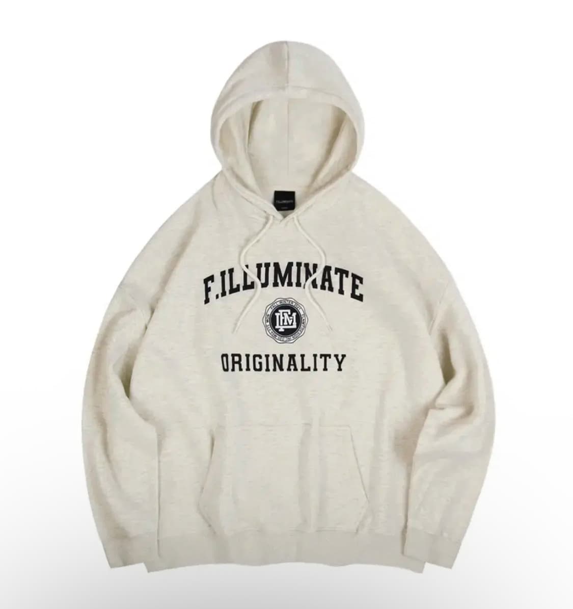 필루미네이트 트레이닝 후드 바지 셋업 오트밀 XL 상품이미지1