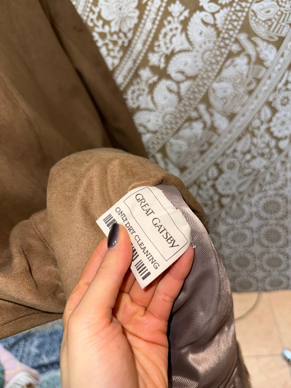 Great gatsby 그레이트 게츠비 벨티드 양털 무스탕  상품이미지8