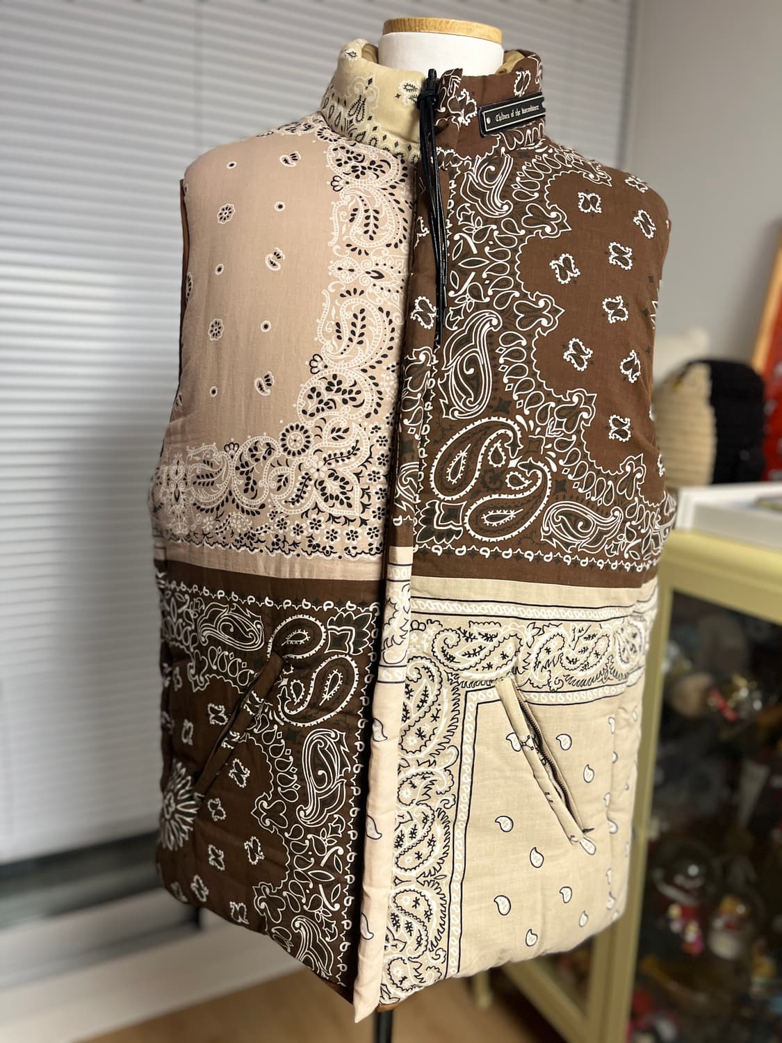 칠드런 오브 더 디스코댄스 양면 반다나 패딩 베스트 3 상품이미지10