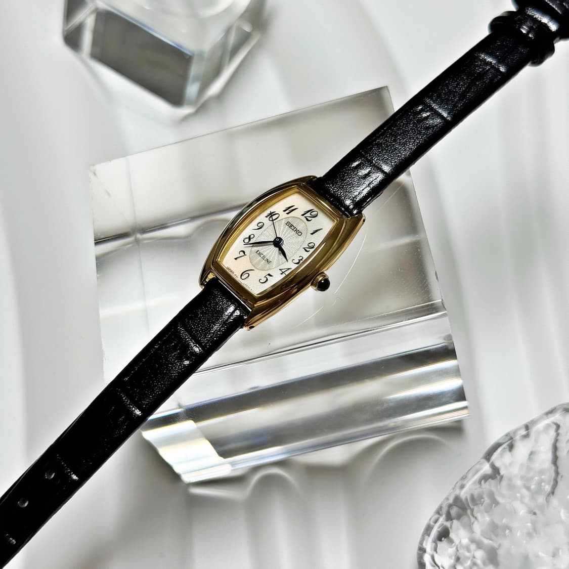 80's 90's 세이코 엑셀린 토노형 드레스 시계 상품이미지2