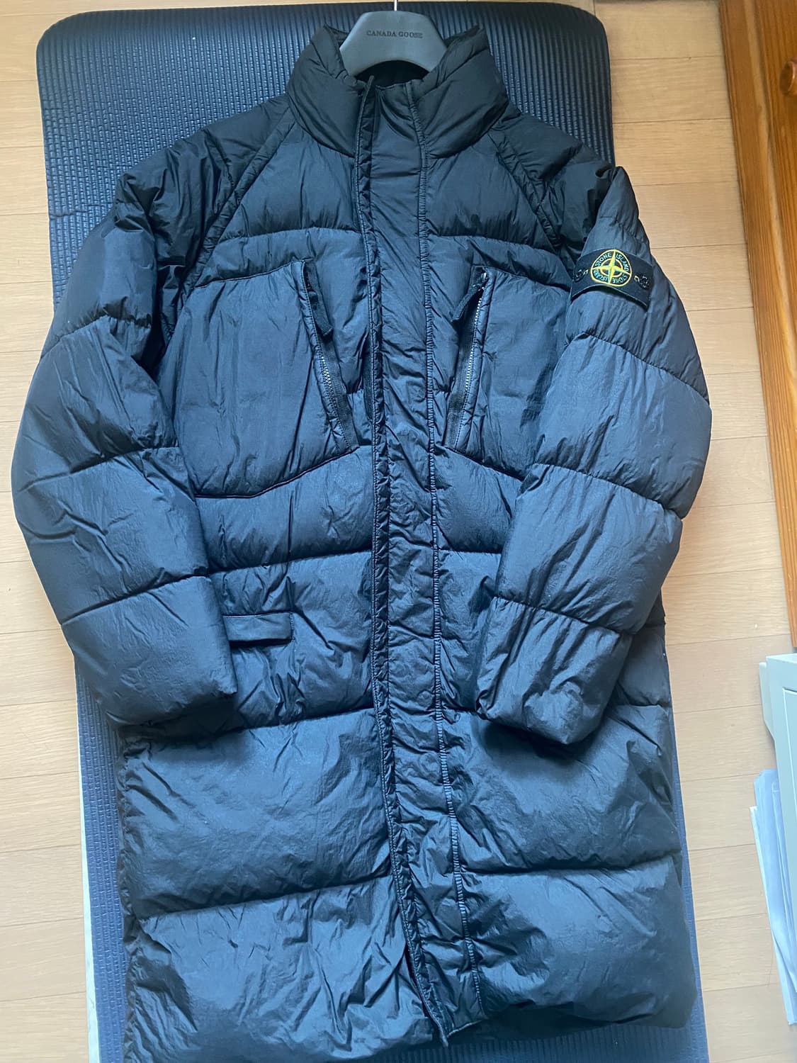 스톤아일랜드 16fw 롱패딩 블랙 판매합니다.  교환가능 상품이미지1