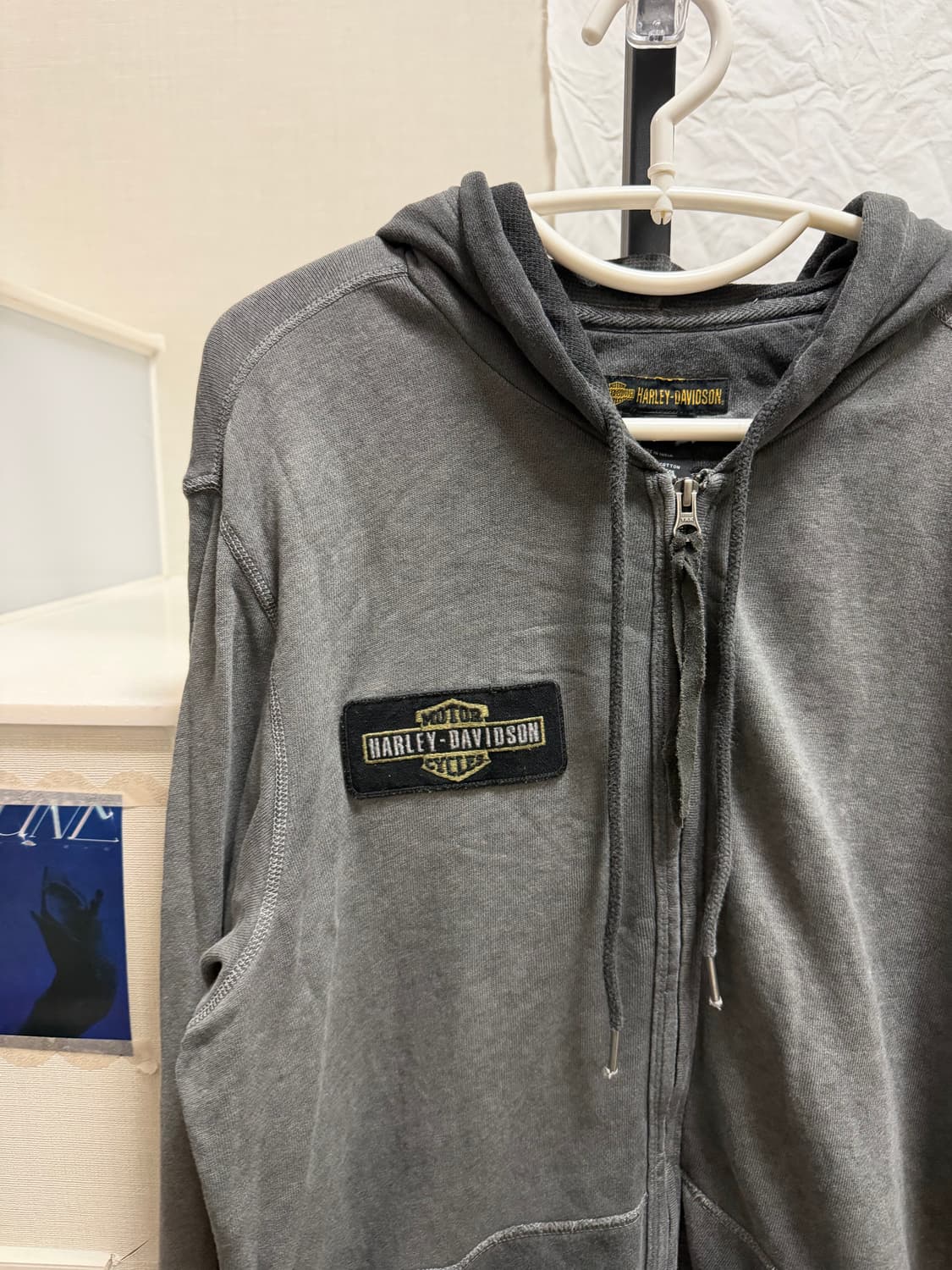 할리데이비슨 진그레이 후드집업 상품이미지2