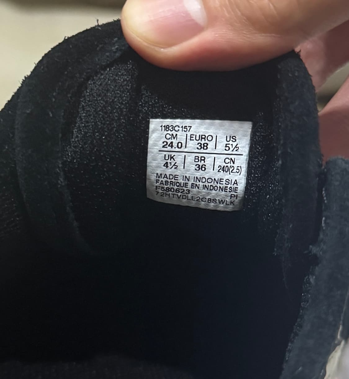 오니츠카 타이거 멕시코 66 슬립온 블랙 퍼티 상품이미지3