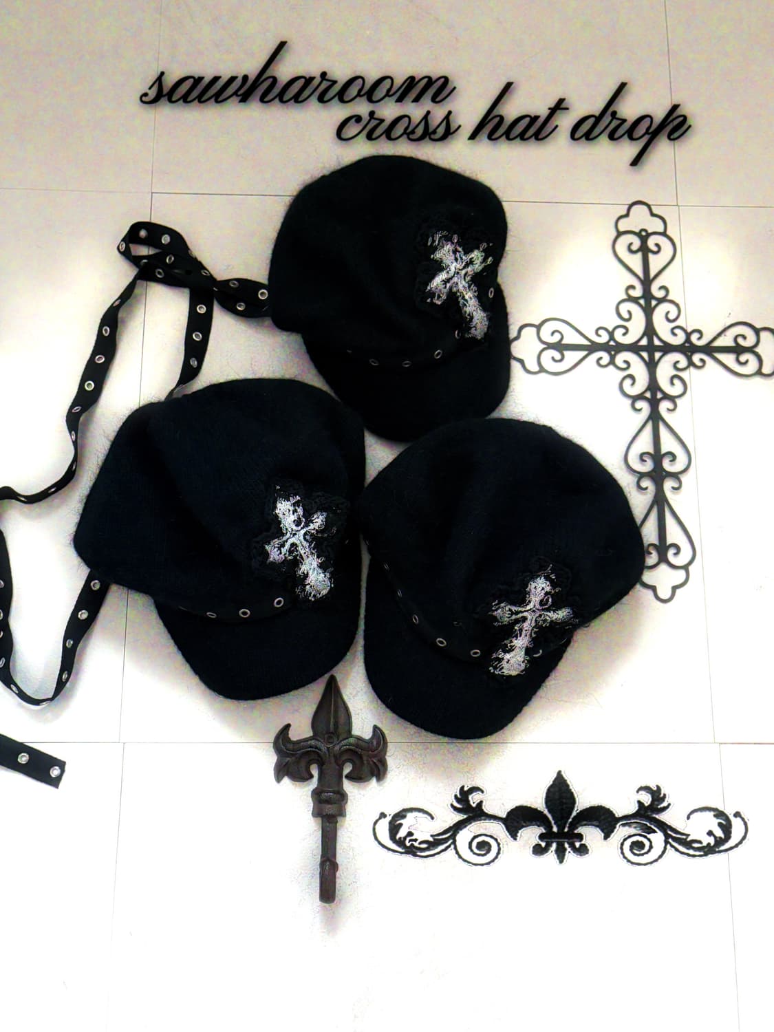 Sawha cross hat 상품이미지1