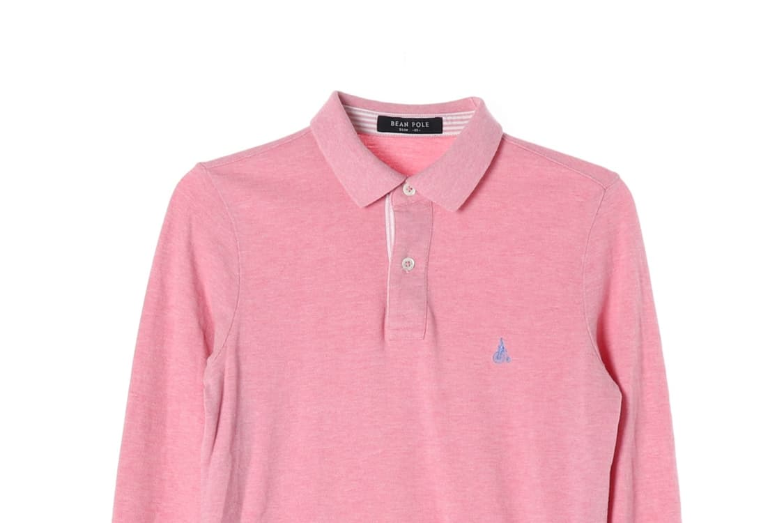 BEAN POLE 빈폴 연분홍 카라티 (XS) 상품이미지2