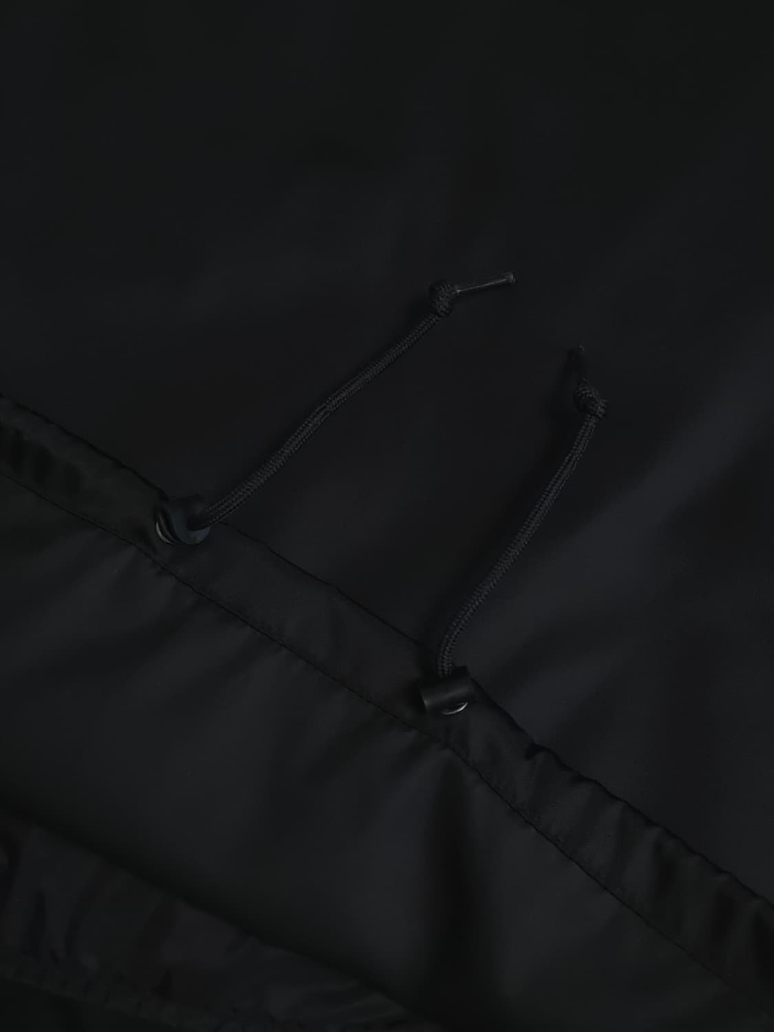 [L] 프라다 18FW 삼각로고 개버딘 아노락 블랙 상품이미지6