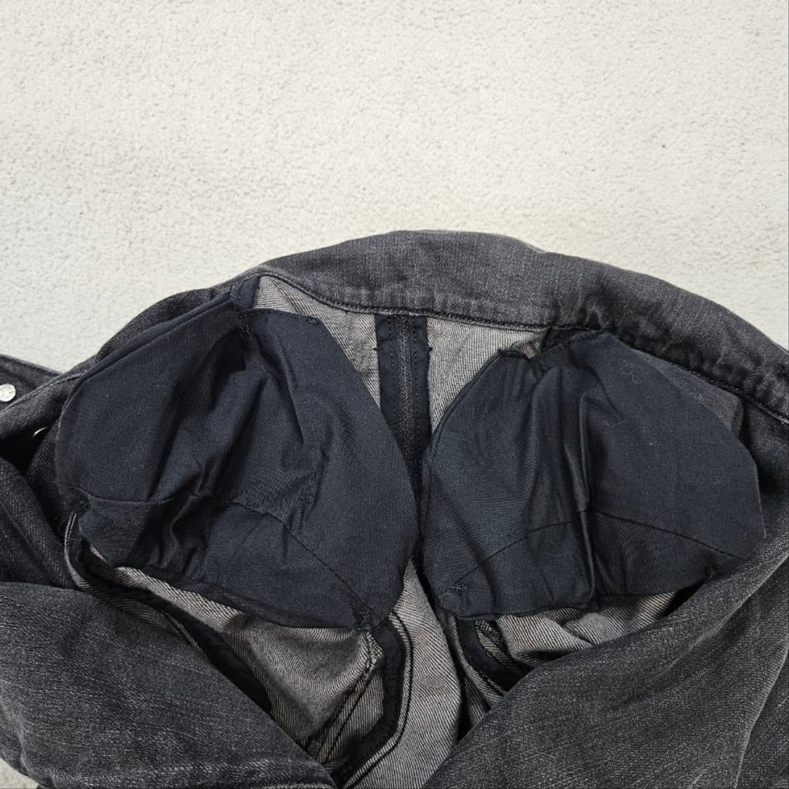 디젤 데님 라이더 플레어 자켓 S 블랙 상품이미지7