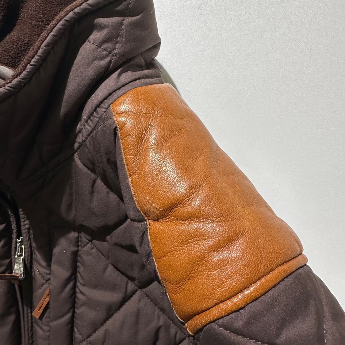 로렌 랄프로렌 레더 패치 퀼팅 자켓 상품이미지7