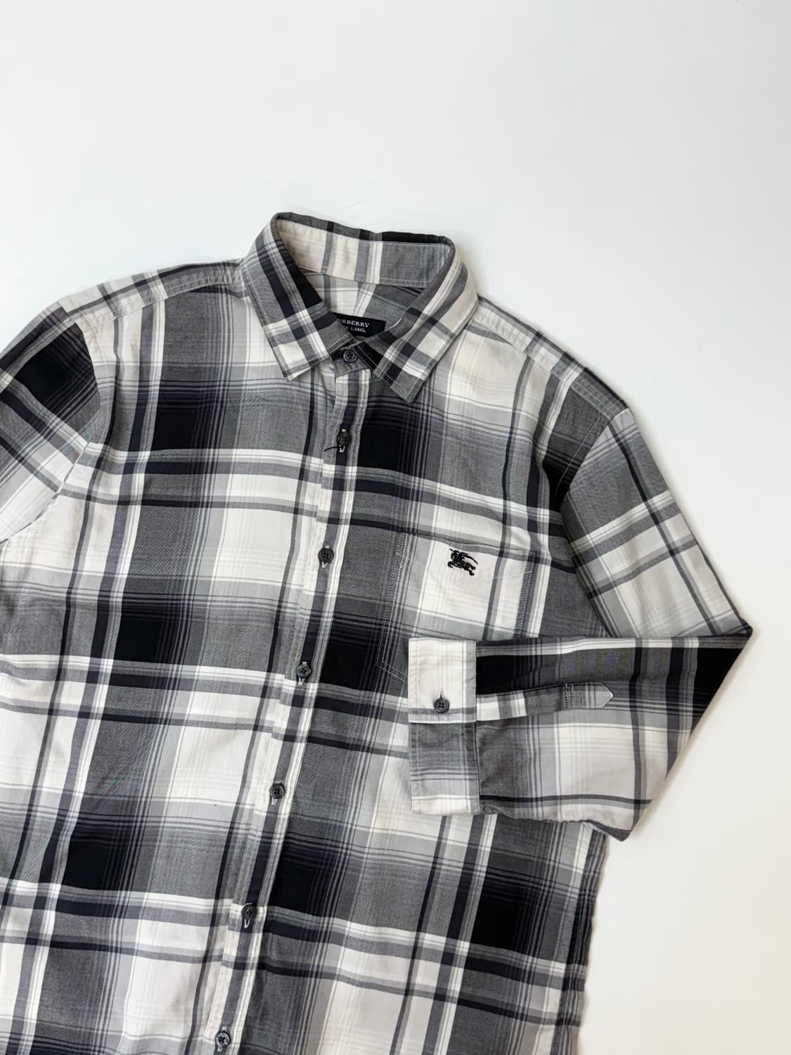 Burberry 버버리 노바 체크 7부 소매 포켓 셔츠 상품이미지1