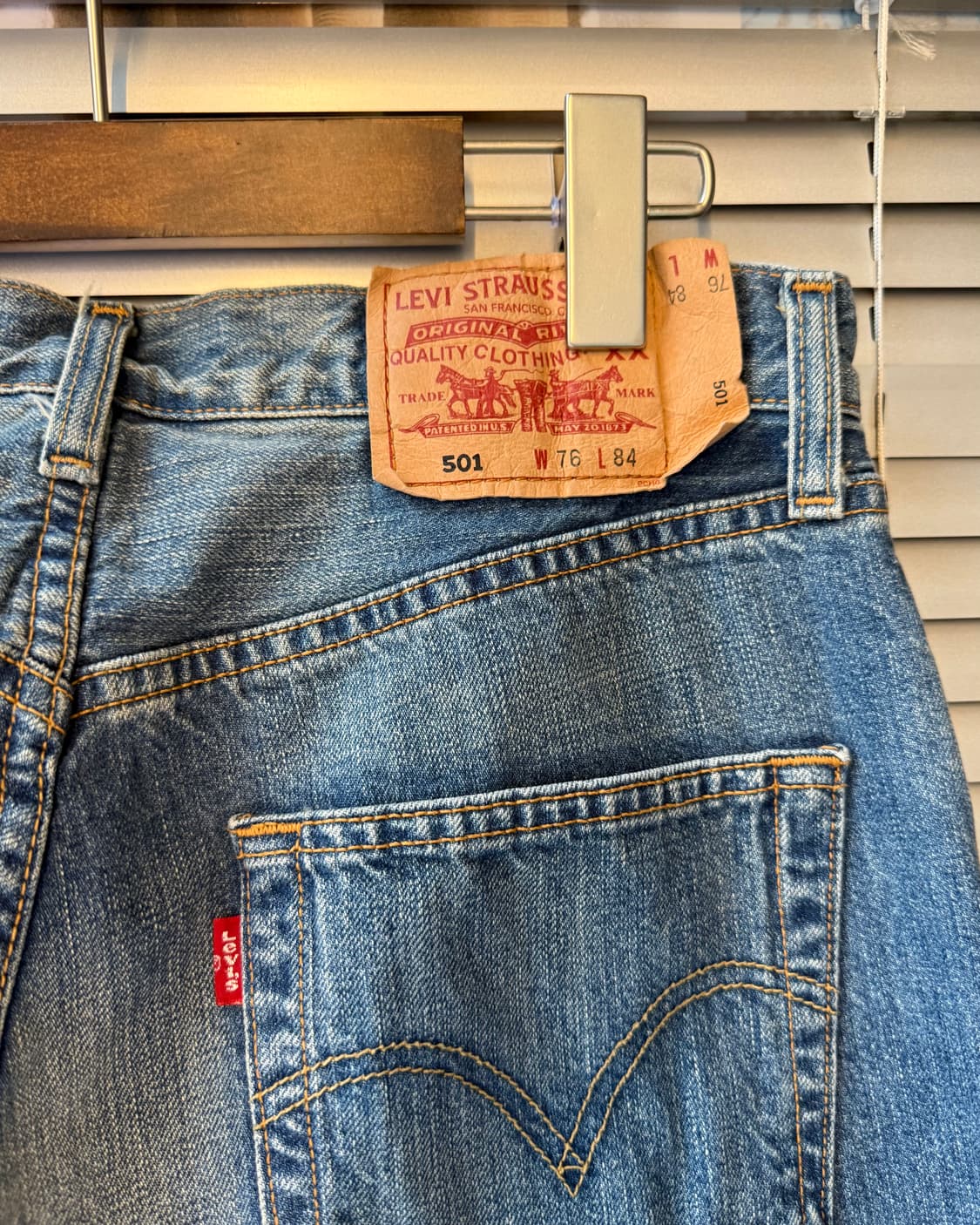 Levi's 501 00s washed denim pants 상품이미지8