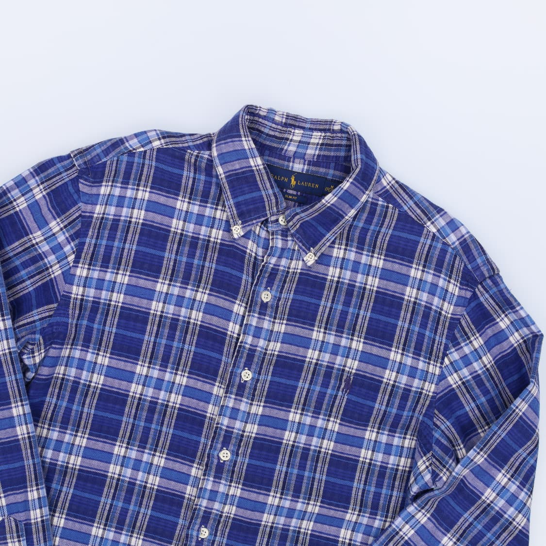 [M] 신형 폴로 랄프로렌 슬림핏 타탄체크 펀 셔츠 3905 상품이미지4