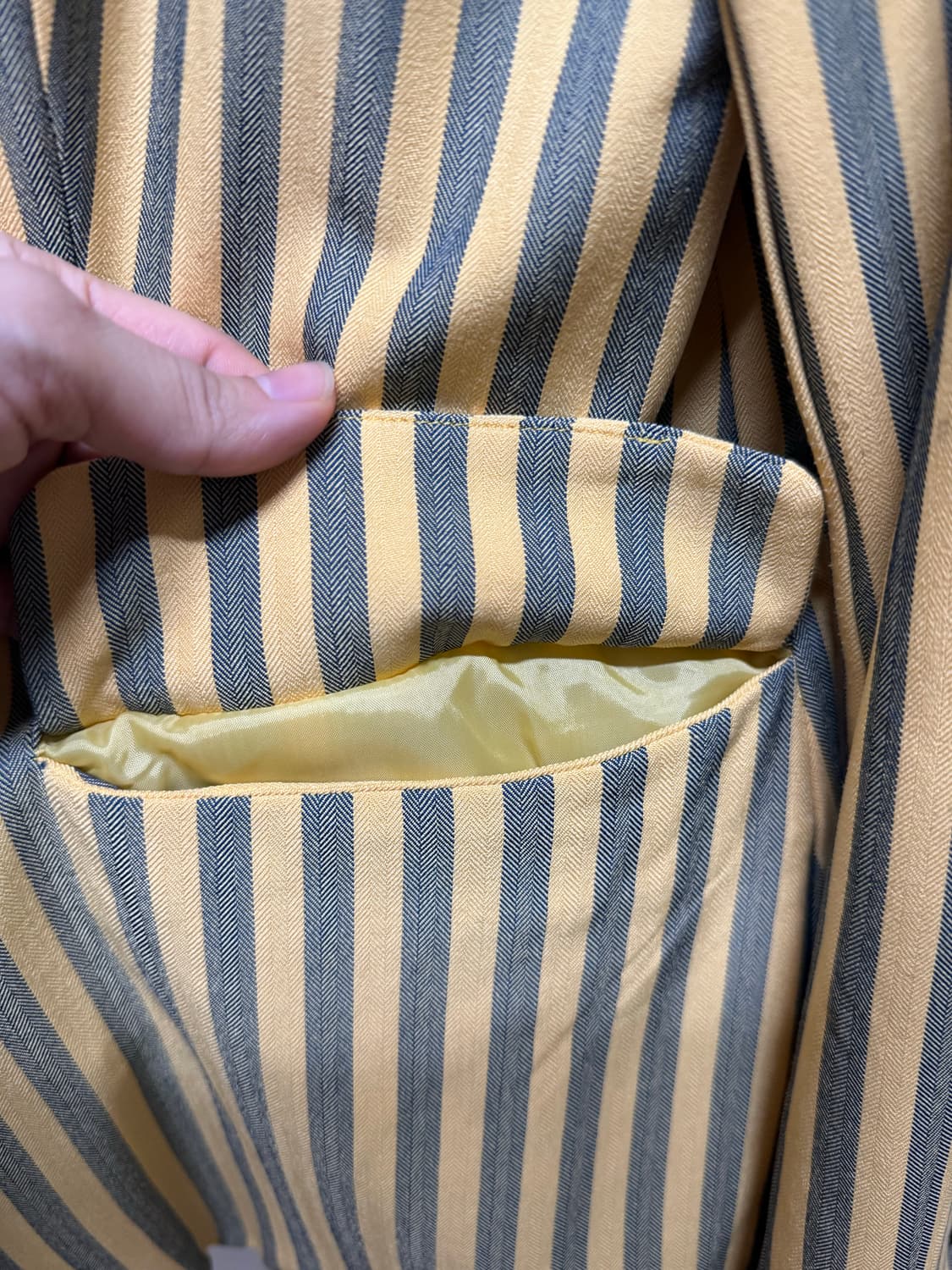 옐로우 스트라이프 블레이저 상품이미지5