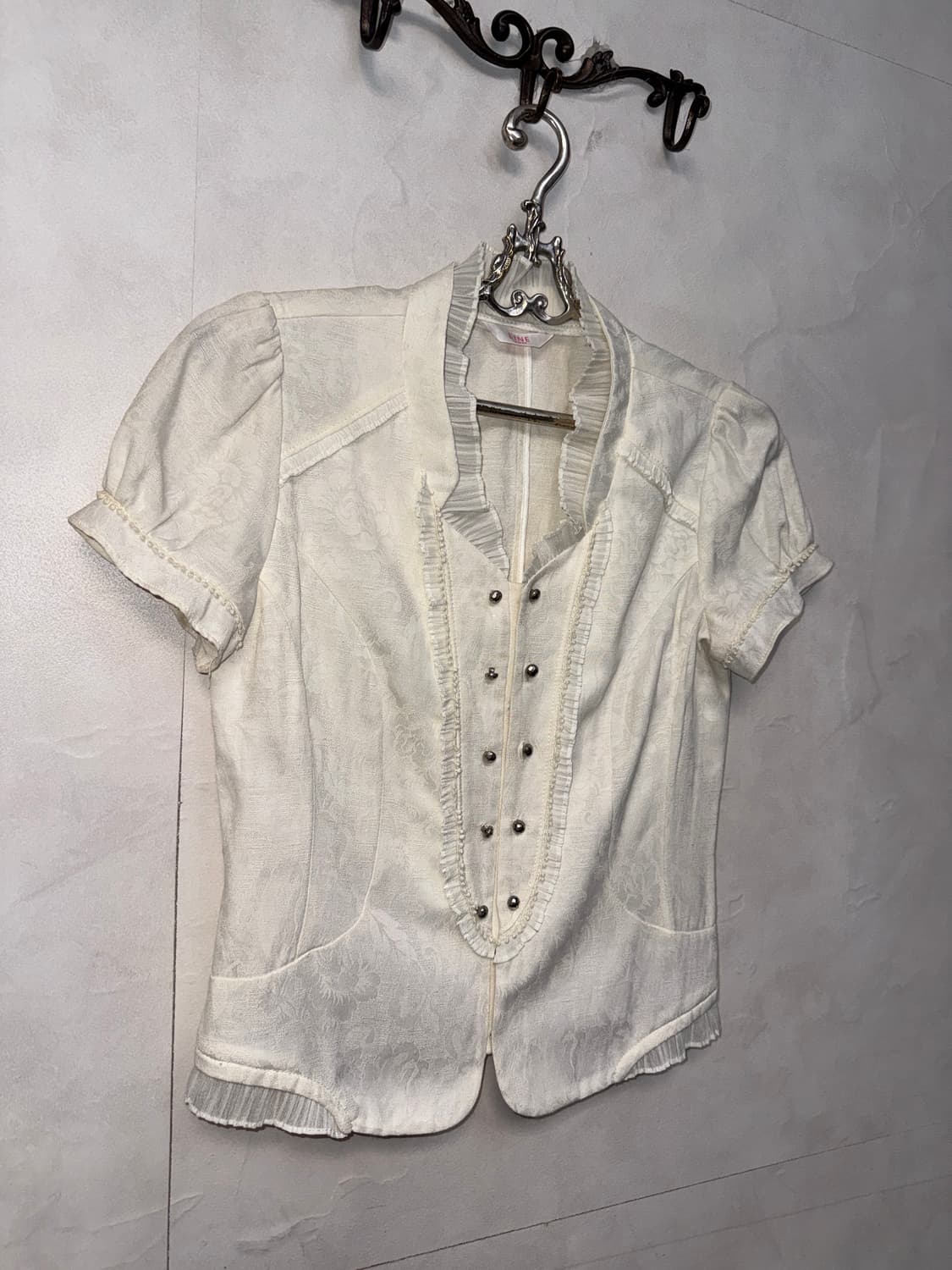 Ivory oriental double button pleats bl 상품이미지3
