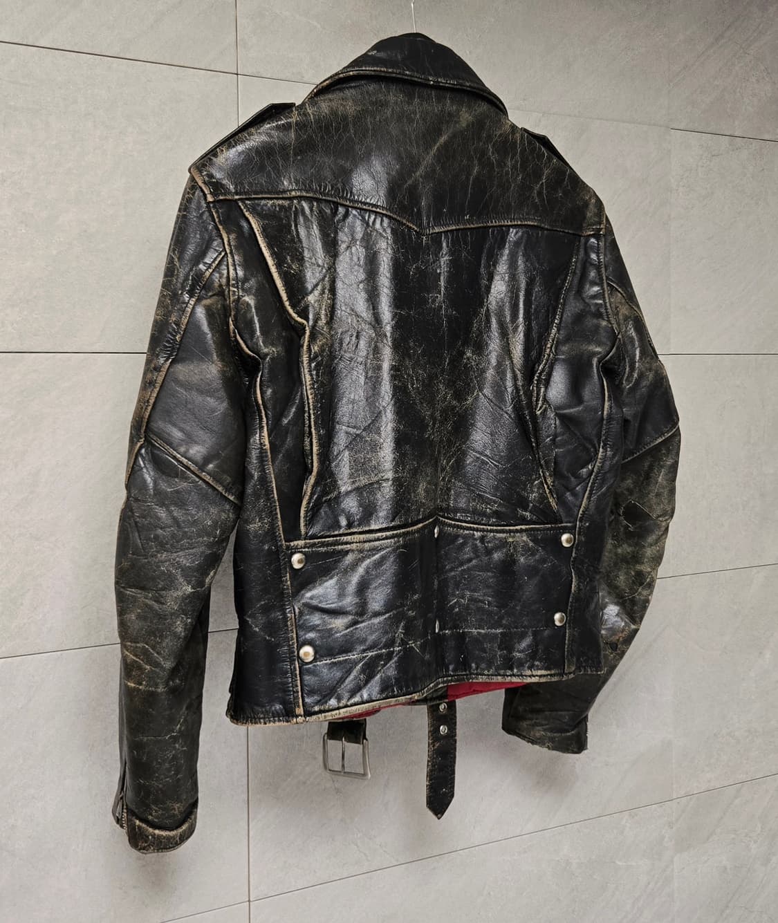 60s Sears 시어스 D Pocket Motorcycle Jacket 상품이미지5