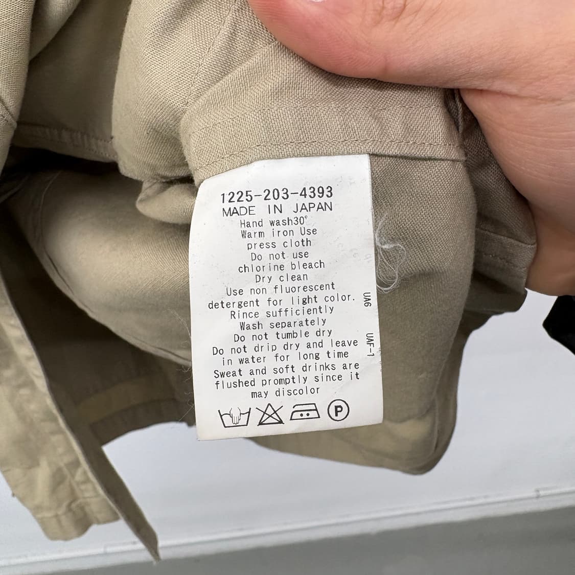 유니이티드에로우 블루레이블 카키색 면 자켓 남성M 상품이미지6