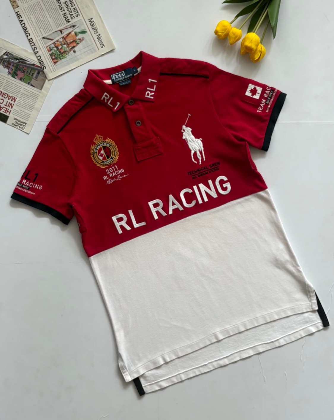 Polo 폴로랄프로렌 치프키프 캐나다 RL 레이싱 카라티 상품이미지1