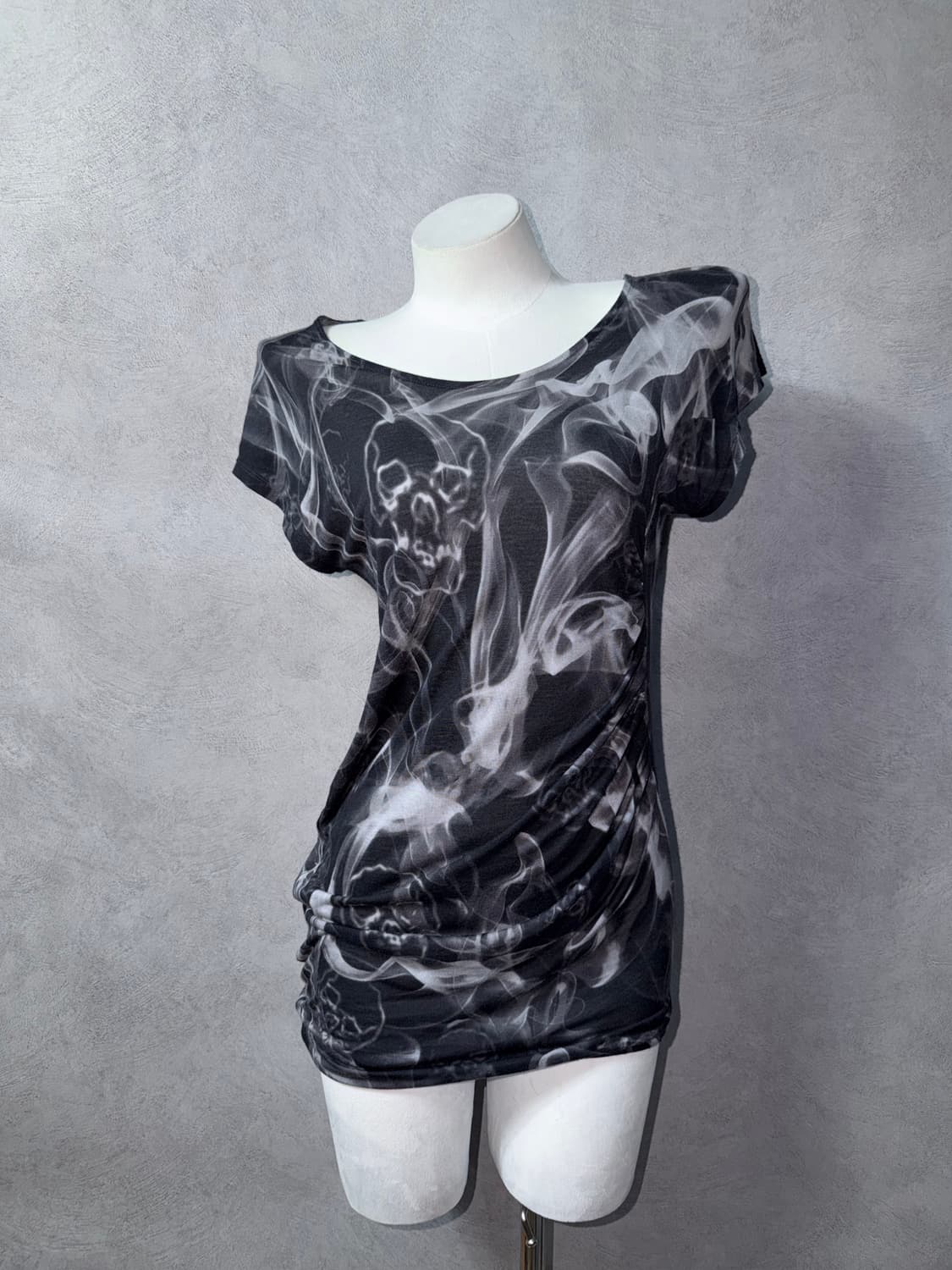 Hysteric Glamour Smoke Skull Tee 상품이미지1