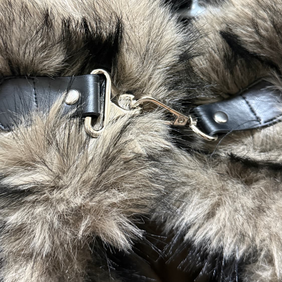 밀로 우먼 퍼자켓 브라운 S 상품이미지3